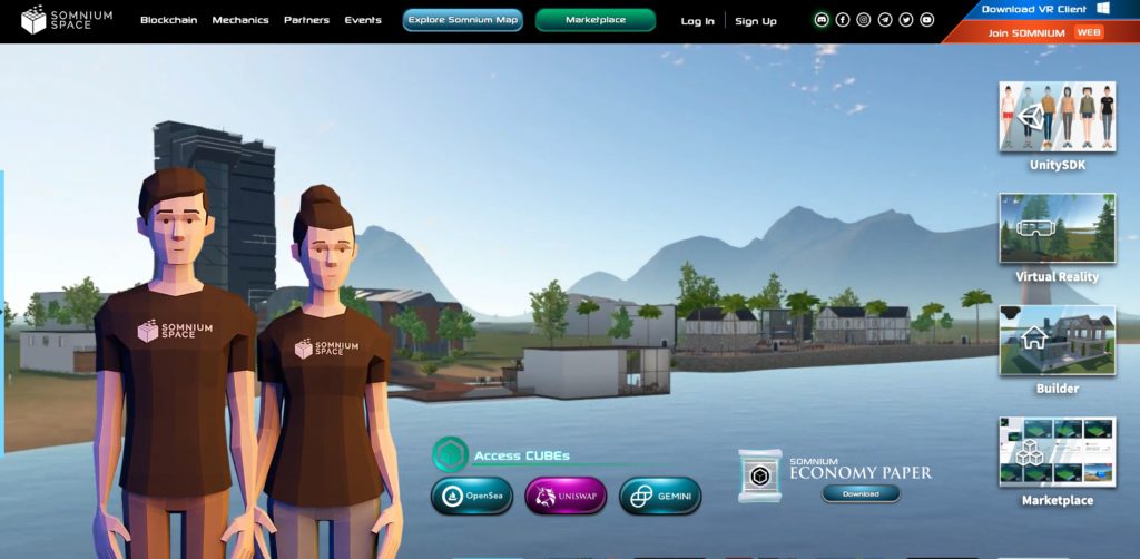 Somnium Space: Examples of Popular Virtual Worlds and Metaverse Platforms